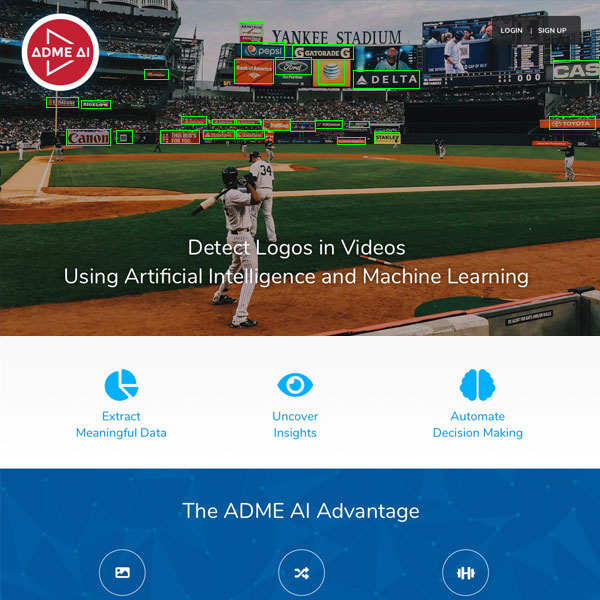 AD-ME website UI