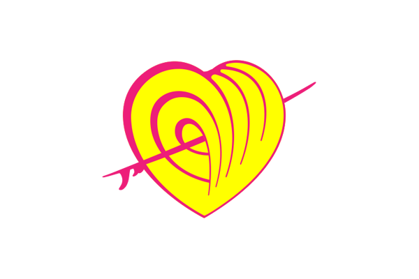 Surf cafe offerings logo design