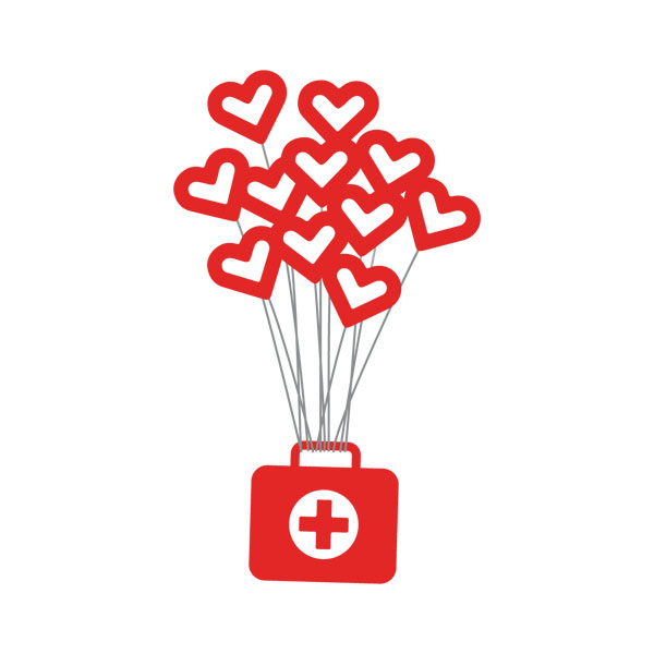 Love to the Medical Front Lines t-shirt design