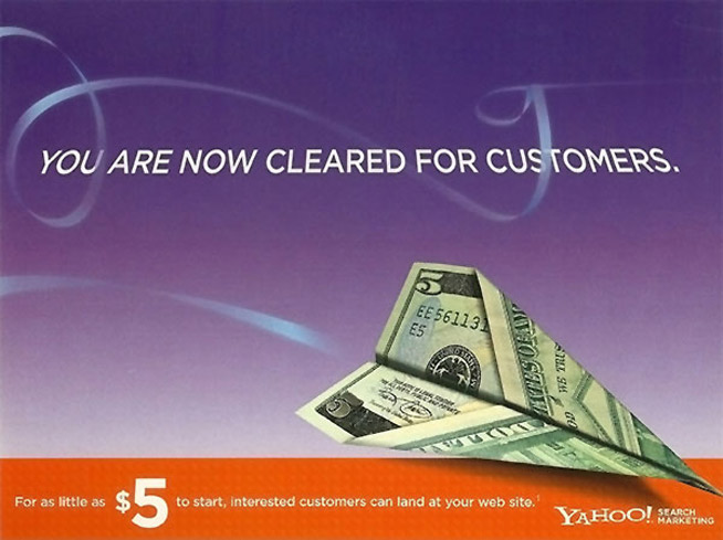 yahoo! search marketing direct mail campaign
