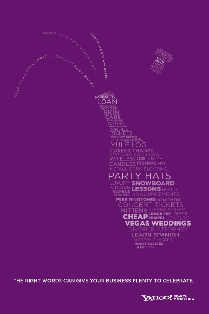 yahoo! search marketing keyword direct mail campaign